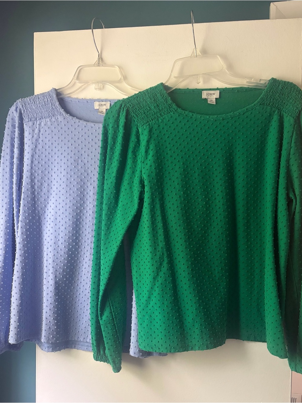 J.Crew Women’s Clip Dot Tops x 2